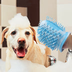 2 In 1 Dog Paw Cleaner Cup Soft Pet Dog Foot Cleaning Washer Brush Cup