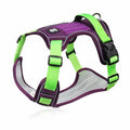 Medium Large Dog Harnesses Collar Labrador Army Reflective Adjustable
