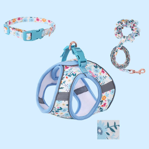 Small Dog Harness Leash Set Cute Traction Bracelet Medium Cat Collar
