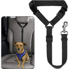 Solid Color Pet Car Seat Belt Nylon Lead Leash Backseat Safety Belt