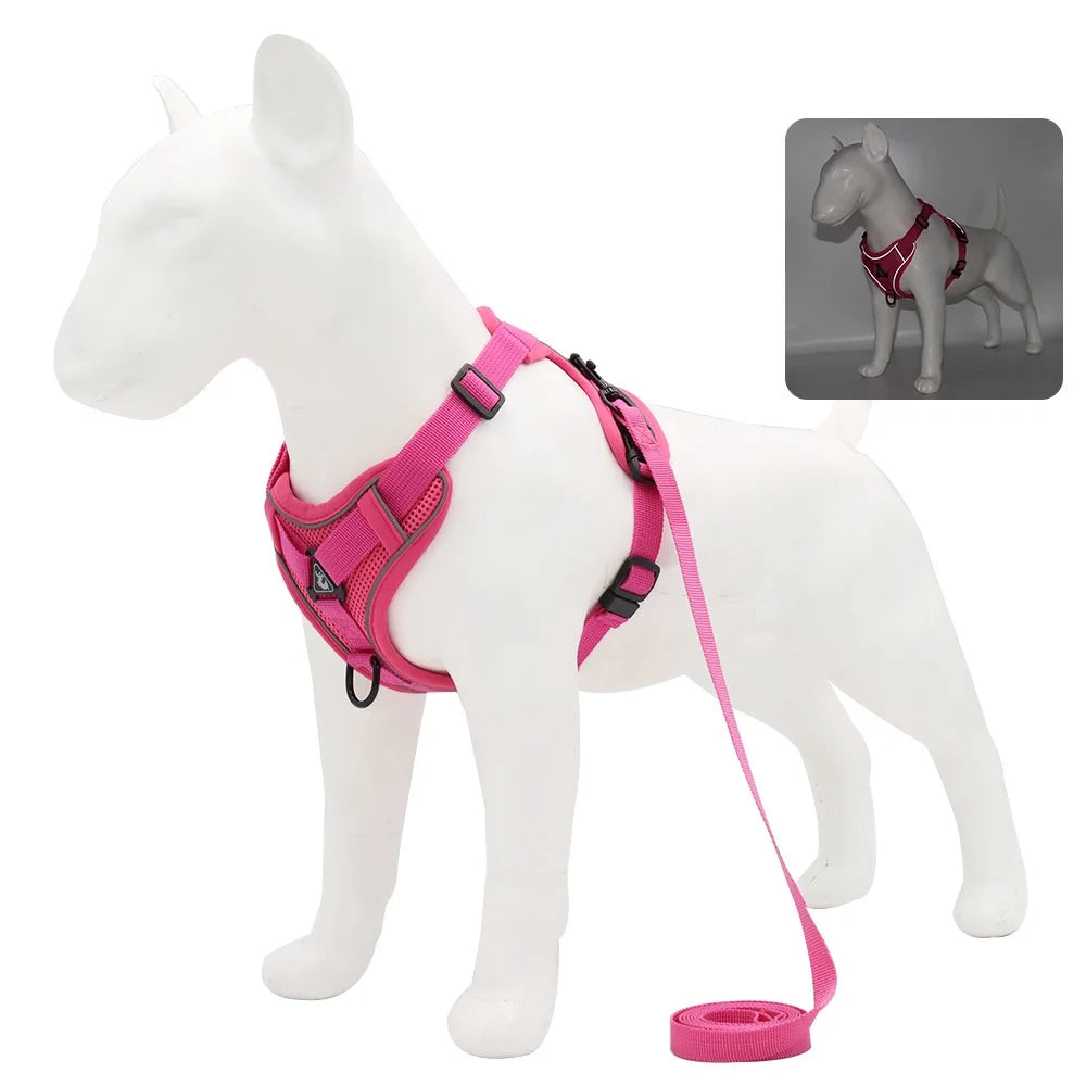 Dog Harness For Small Dog French Bulldog Pug Pitbull Puppy Pectoral Collar Chiens Supplies