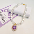 Princess Style Pet Pearl Collar for Dogs Cats - Cute Jewelry Accessory