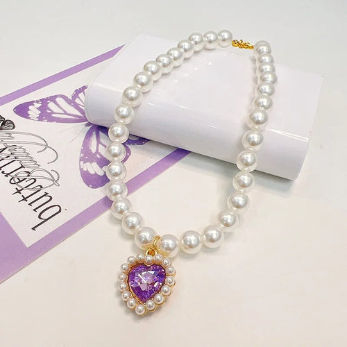 Princess Style Pet Pearl Collar for Dogs Cats - Cute Jewelry Accessory
