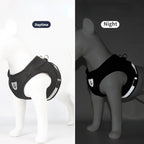 Pet Leash Undershirt Harnesses Mesh Breathable Adjustable Easy Control