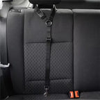 Solid Color Pet Car Seat Belt Nylon Lead Leash Backseat Safety Belt