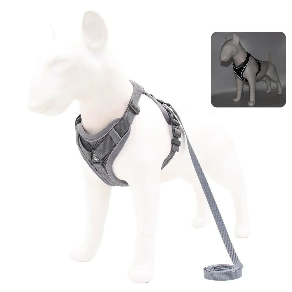 Dog Harness For Small Dog French Bulldog Pug Pitbull Puppy Pectoral Collar Chiens Supplies