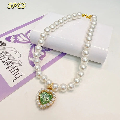 Princess Style Pet Pearl Collar for Dogs Cats - Cute Jewelry Accessory