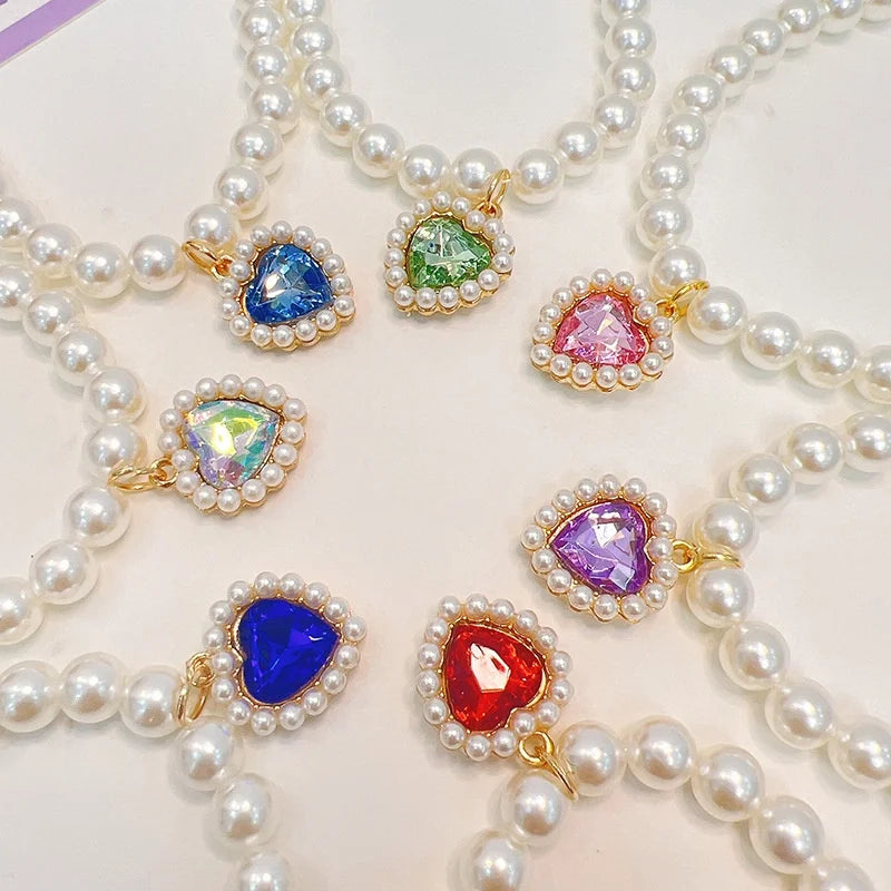 Princess Style Pet Pearl Collar for Dogs Cats - Cute Jewelry Accessory