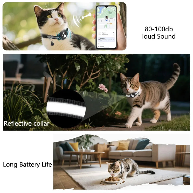Waterproof Dog Gps Animal Tracking Collars with Reflective Strips Anti