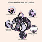 Small Dog Harness Leash Set Cute Traction Bracelet Medium Cat Collar